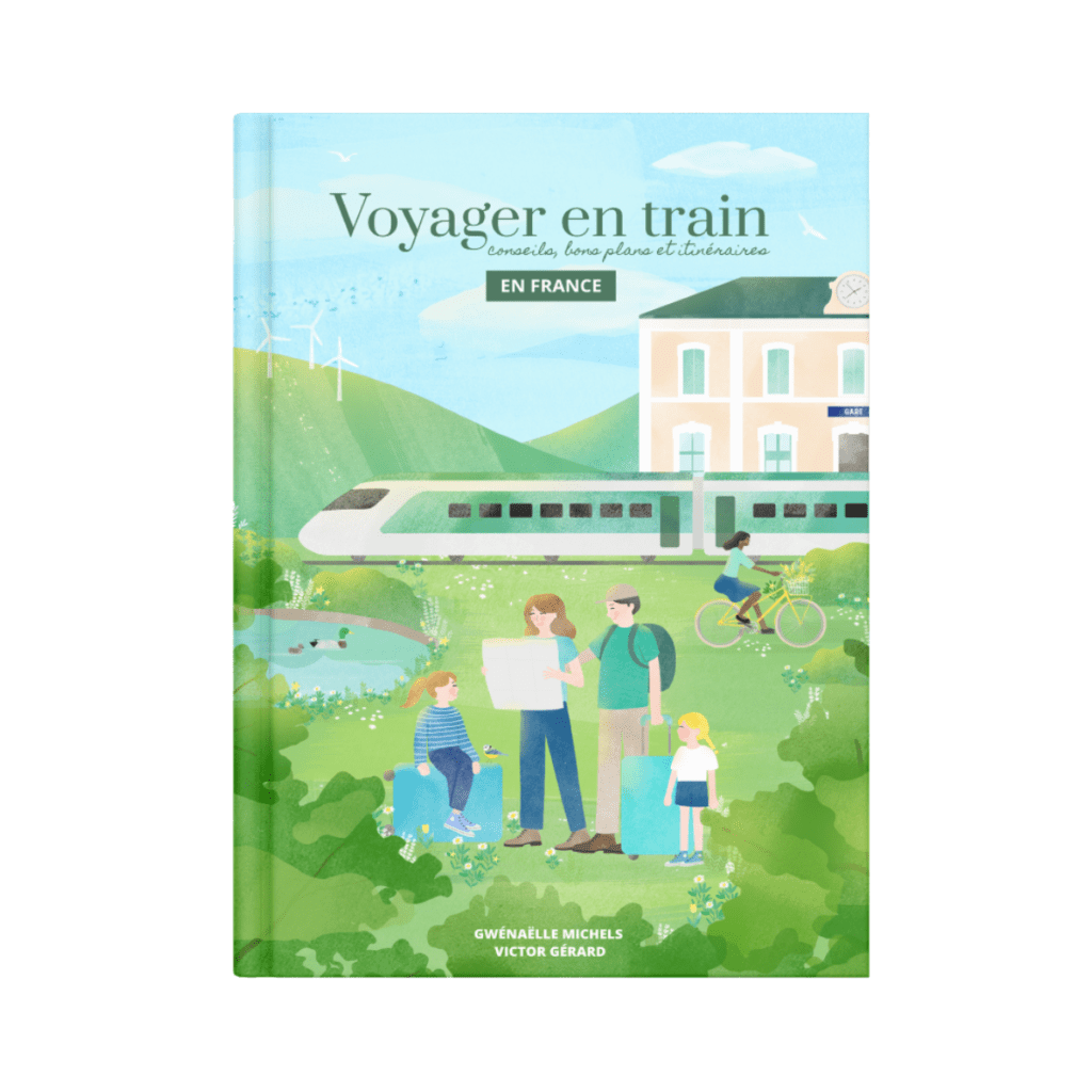 Mockup livre VOYAGER EN TRAIN EN FRANCE 1